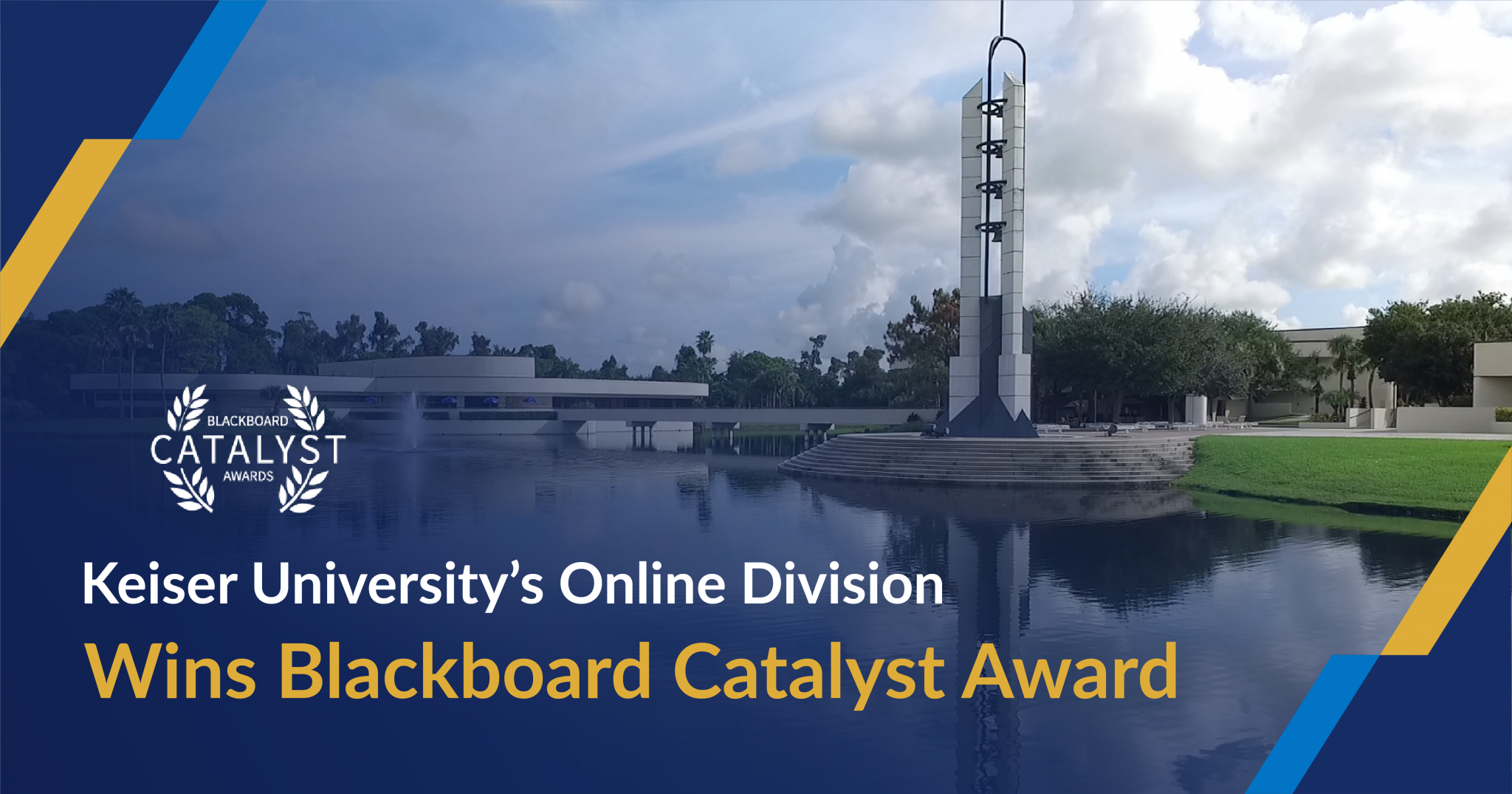 Keiser University has been awarded the Blackboard Catalyst Award