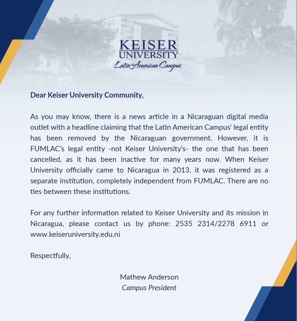 keiser university personal statement