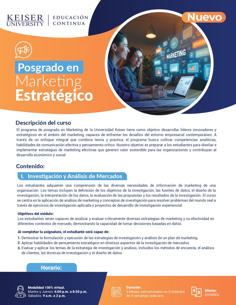 Posgrado en Marketing Estratégico
